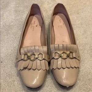 Kate spade nude loafers